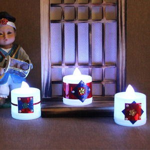 전통 LED 촛불(5인용) 명절 만들기재료