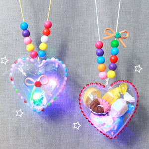 LED 하트볼 사탕목걸이(5인) 생일 선물 만들기재료