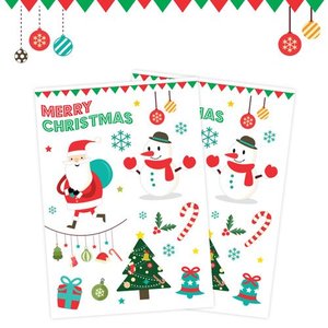 성탄 투명 스티커(5장) 크리스마스 겨울만들기재료